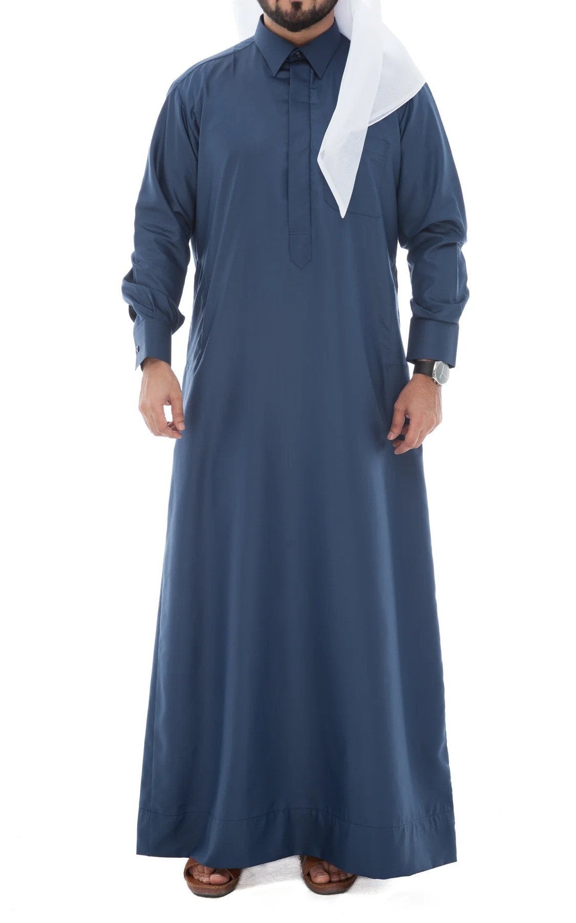 QATARI KANDORA BLUE GOLD EDITION image 0