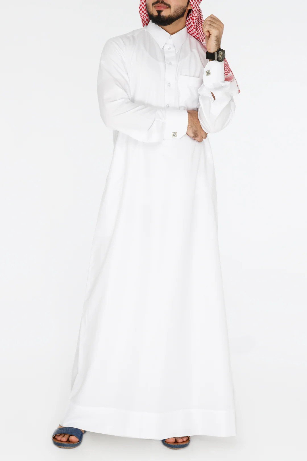 QATARI KANDORA WHITE image 0