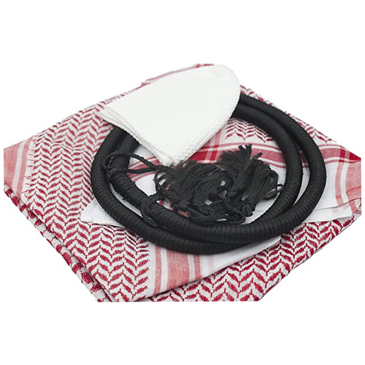 RED GHUTRA SET image 0